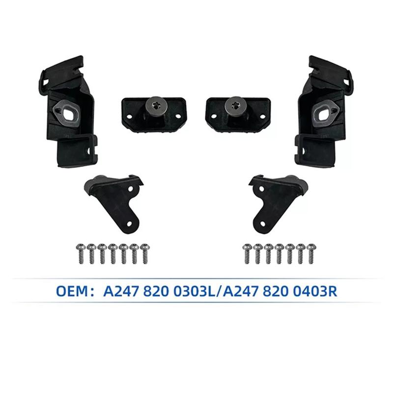 Car Front Headlight Bracket Repair Kits for Mercedes-Benz GLB Class X247 20-24 Headlamp RS Bracket Mount A2478200403 R