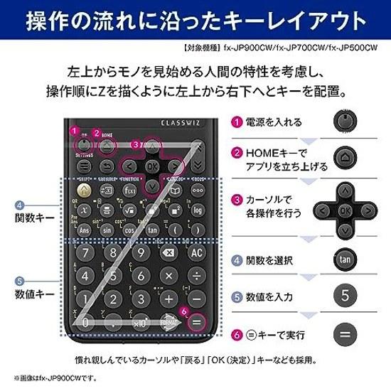 Casio Scientific Calculator High resolutionJapanese Display Functionsover 500 Functions fx-JP500CW-N