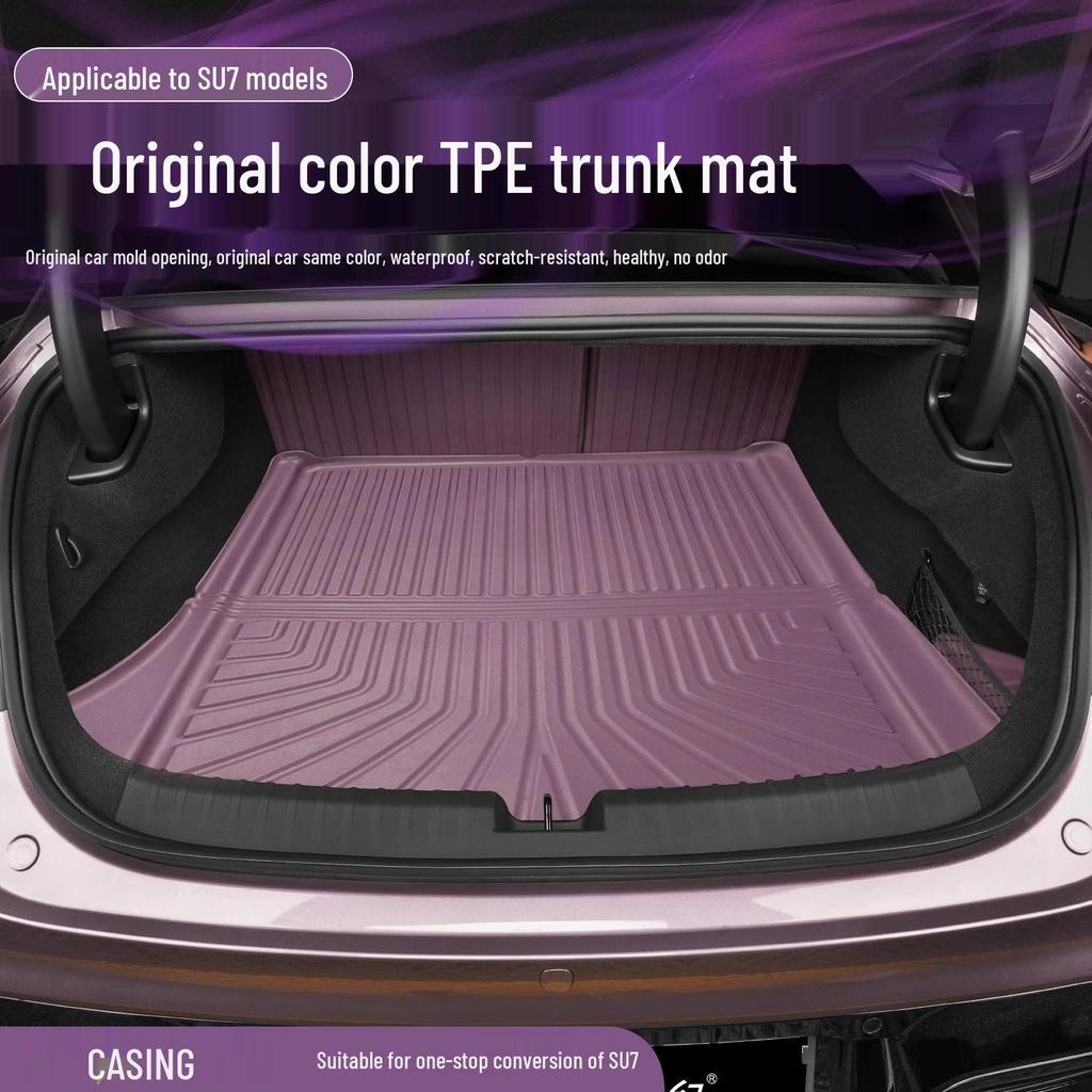 Xiaomi SU7 TPE Protective Trunk and Backrest Mat, Interior Car Accessory
