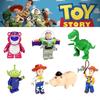 Blocos de Construção Toy Story Bonecos de Plástico para Crianças 4,5cm de Altura