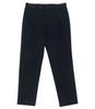 BLACKBROWN Tapered Fit Single-Pleat Cotton Pants [Navy]