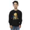 Guardians Of The Galaxy Boys Groot Flowers Sweatshirt