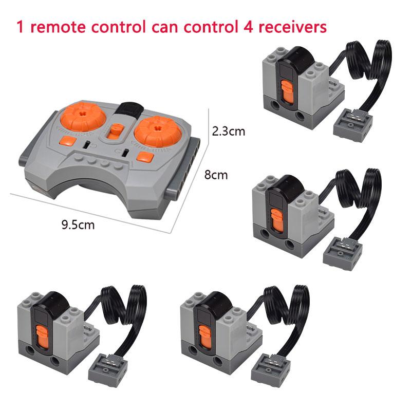 Building Block Motor Lithium Battery Functions Toys Implement Servo Remote PF Compatible with Lego High-tech Parts