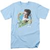 Saved By The Bell Zack Attack T Shirt Mens Licensed Classic TV Tee Light Blue