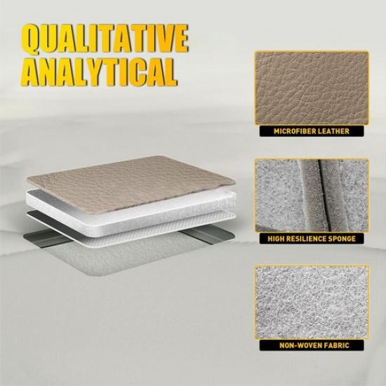 Driver Side Bottom Seat Cover Tan Leather For 2011-2016 Chrysler Town & Country