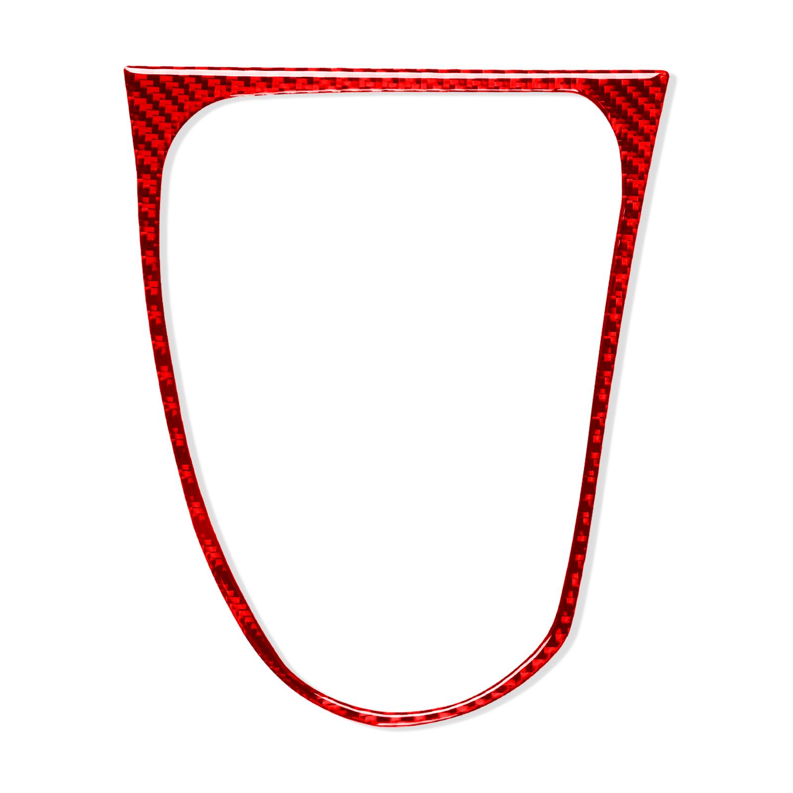 

Для Mercedes-Benz CLS C219 2004-2009 коробка переключения передач автомобиля внешняя крышка рамы отделка наклейка из углеродного волокна интерьер красный