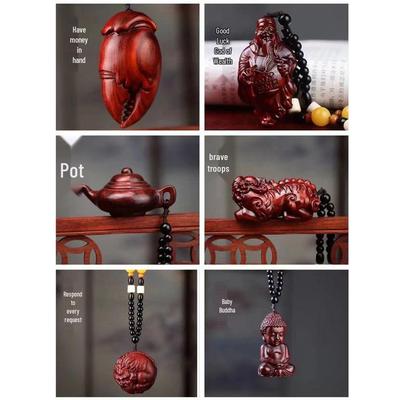 Sandelholz Pixiu Handgefertigtes geschnitztes Anhänger-Ornament - Douyin Handwerksgeschenk