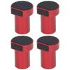 4pcs Aluminum Alloy Bench Dogs Red Workbench Dog Woodworking Hole Accessories Positioning