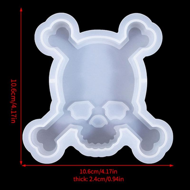 6/8Pcs Halloween Themed Silicone Candle Moulds for Epoxy Resin, Christmas Theme Silicone Candle Molds for Candle, Soap