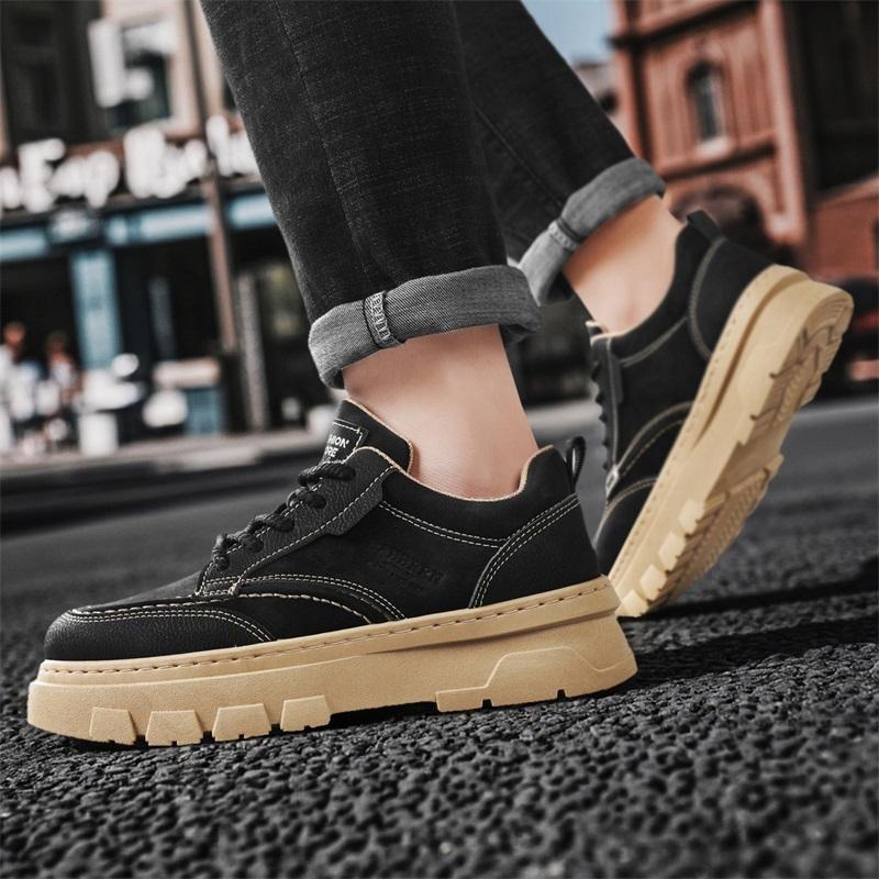 Loafers Men's Sneakers All-match Wear-resistant Men's Casual Shoes Casual Sneaker Round Toe Fashion Sports and Leisure New