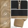 Knit Zipper Minimalist Long-Sleeved Autumn Plus Size Men's Polo Shirt