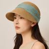 Spring Summer Straw Woven Breathable Sunscreen Fisherman Hat Outdoor Women's Cap