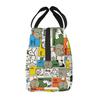 Miffy Lunch Bag, Insulated, Zippered, Compact, Portable, Insulated Lunch Bag, Soft Cooler Bag, Tote/Eco Bag, Unisex, for Commuting, School, and Lunch.
