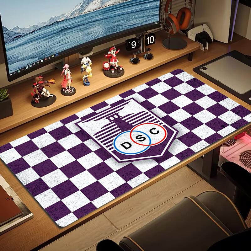 Defensor Sporting Color Mouse Pad Large Gaming Table Cushion Non-slip Laptop Tablet Big Mousepad XXL Mat Mini PC Playmat With Lock Edge