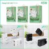 45W Multi-Port Phone Charger with Digital Display, 2A+2C, 3.1A, EU/UK Plug