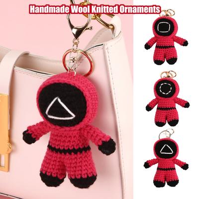 El Yapımı Yün Örgü Süsler, Sevimli Pozitif Enerji Komik Bebek Süsleri