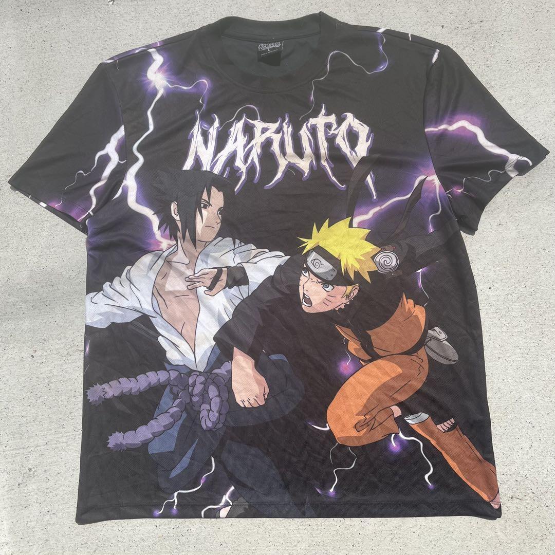 

[USED] Extremely rare 2000s Naruto Shippuden Naruto Sasuke T-shirt, size L