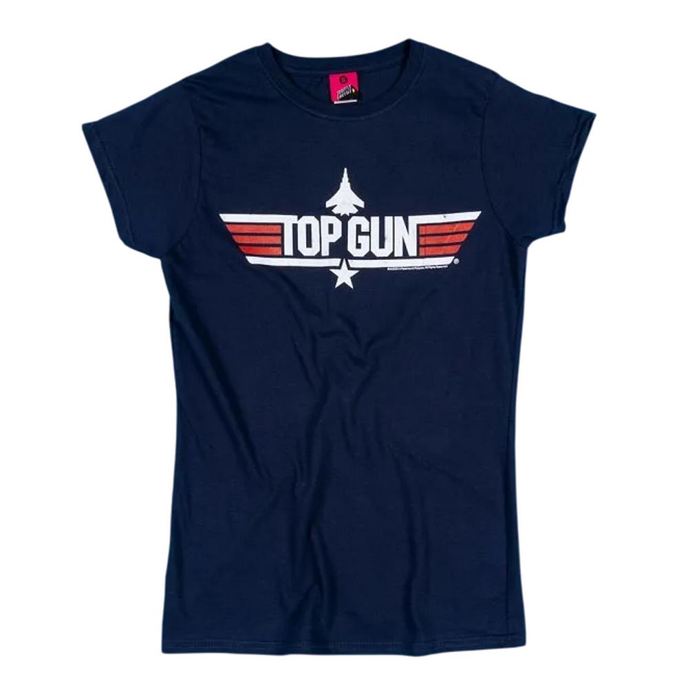 Top Gun Womens/Ladies Iceman Back Print Fitted T-Shirt