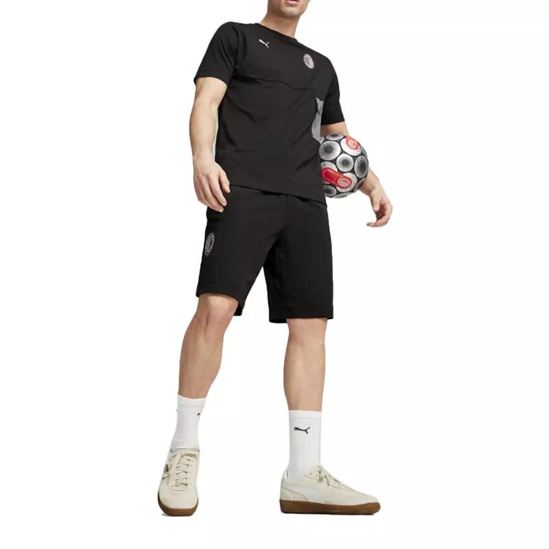 Puma ACM Tech Pocket AC Milan Logo Crew Neck Short Sleeve T-Shirt Men Tops 778786-09