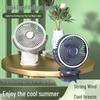 Portable Multifunctional Clip Fan with Night Light & USB Charging for Dorms and Desktops