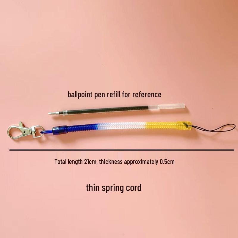 

0.5 Fine Elastic Retractable Keychain Pendant for Phones and Keys