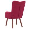 Armchair Wine Red 63 X 67 X 94 Cm Velvet