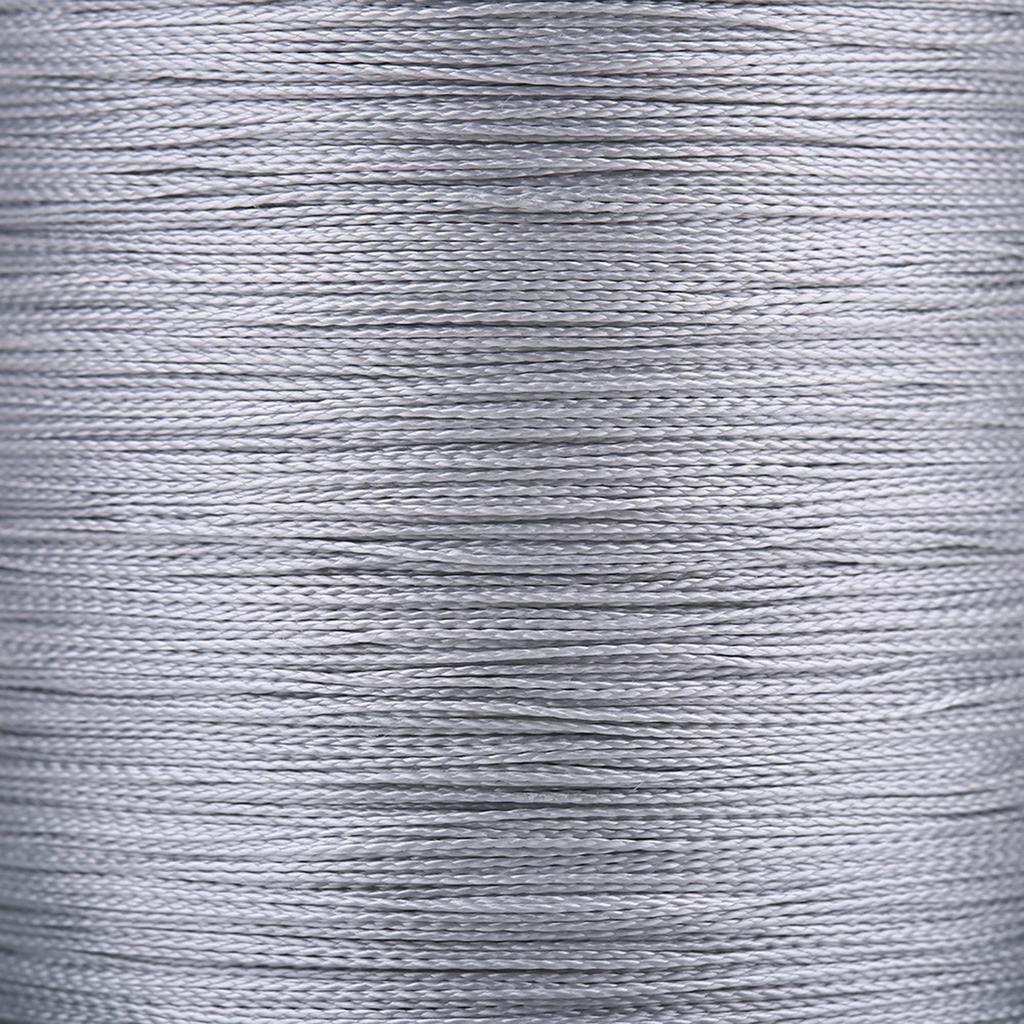 300m PE Geflochtene 4 Stränge Super Starke Angelschnüre Multifilament Angelschnur Kordel Grau (3)