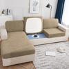 Waterproof Jacquard Sofa Seat Cushion Cover For Living Room Furniture Protector Couch Chaise Longue Sofa Armchair Seat Slipcover