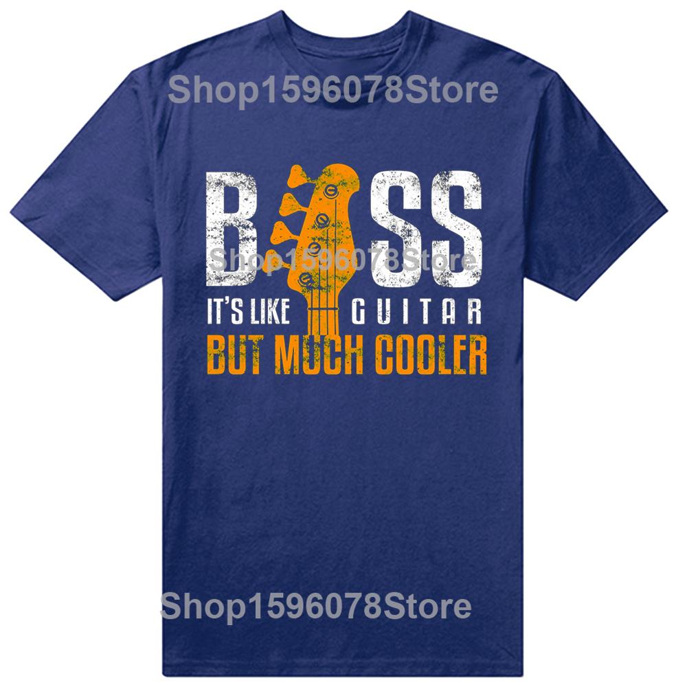 Bass Its Like Guitar Bassist And Guitar Player TShirt Music Lovers Unisex Soft Tops Graphic Lovers T Shirts Men Women