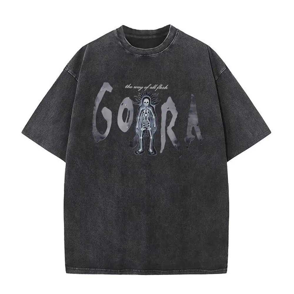 Prané Vintage Kovové Rocková Kapela Gojira Tričko Z Marsu Na Sirius Trička Pánské Dámské Gotické Punkové Oversized Trička Streetwear