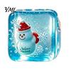 Stress Relief Toy for Halloween Christmas, Anxiety Reduction Ice Cube Squeeze Clear Fidget Toy, Slow Rising Sensory Holiday Gift