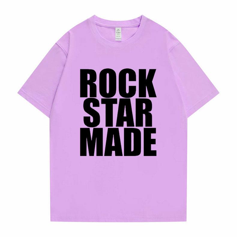 Rock Star Made Playboi Carti Graphic Tshirt Rap Merch 2024 Music Concert Merch Opium Print T-shirt Men Hip Hop Oversized T Shirt
