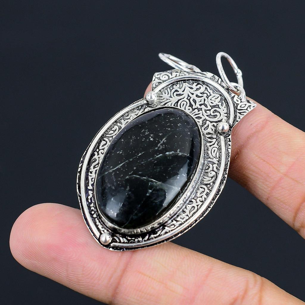 Daughters Day Sale Natural Vasonite Sister Pendant Jewelry 925 Sterling Silver