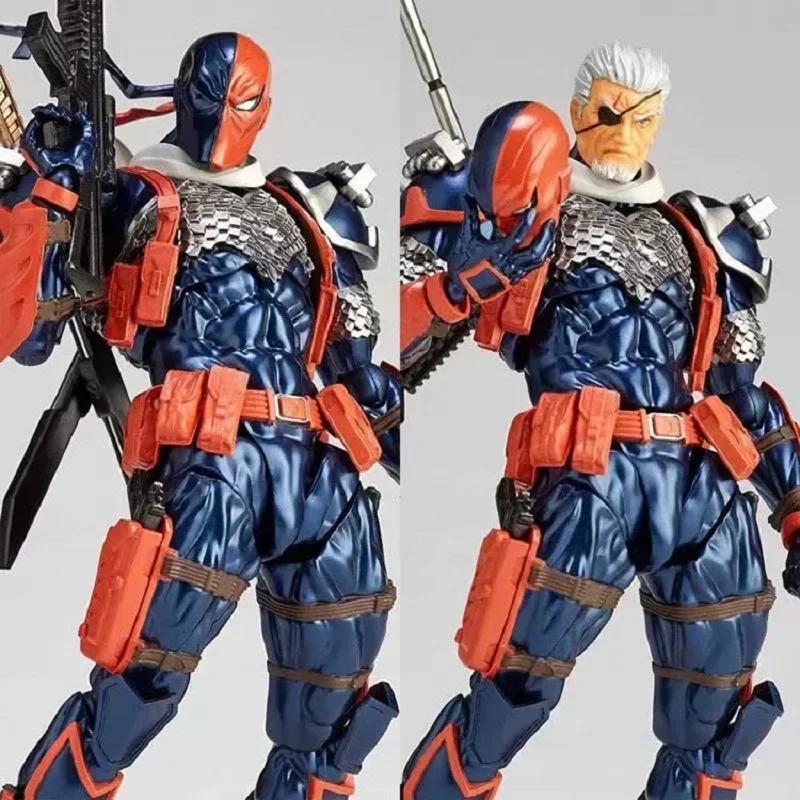 New Arrival Deathstroke 17cm Collectible Action Figure Yamaguchi Style Movable Joints Toy Desktop Decoration Gift