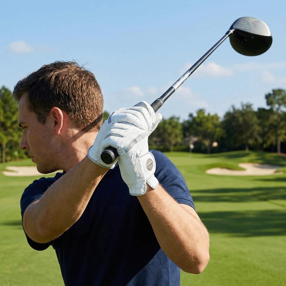 Lightweight Design Magnetic Marker Glove White Color Replaceable Glove  Golfers Use