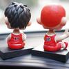 Car Interior Decoration Cartoon Anime Slam Dunk PVC Action Figures Hanamichi Sakuragi Model Shake Head Ornament Auto Accessories