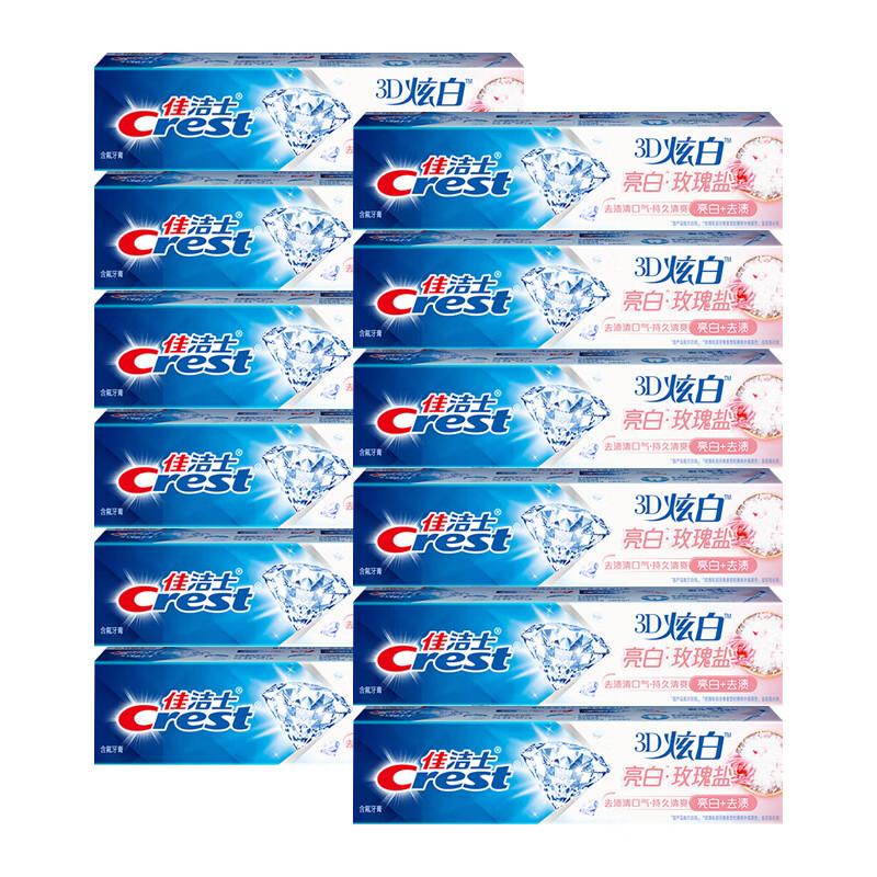 

Crest 3D White Rose Salt Toothpaste (12-Pack)