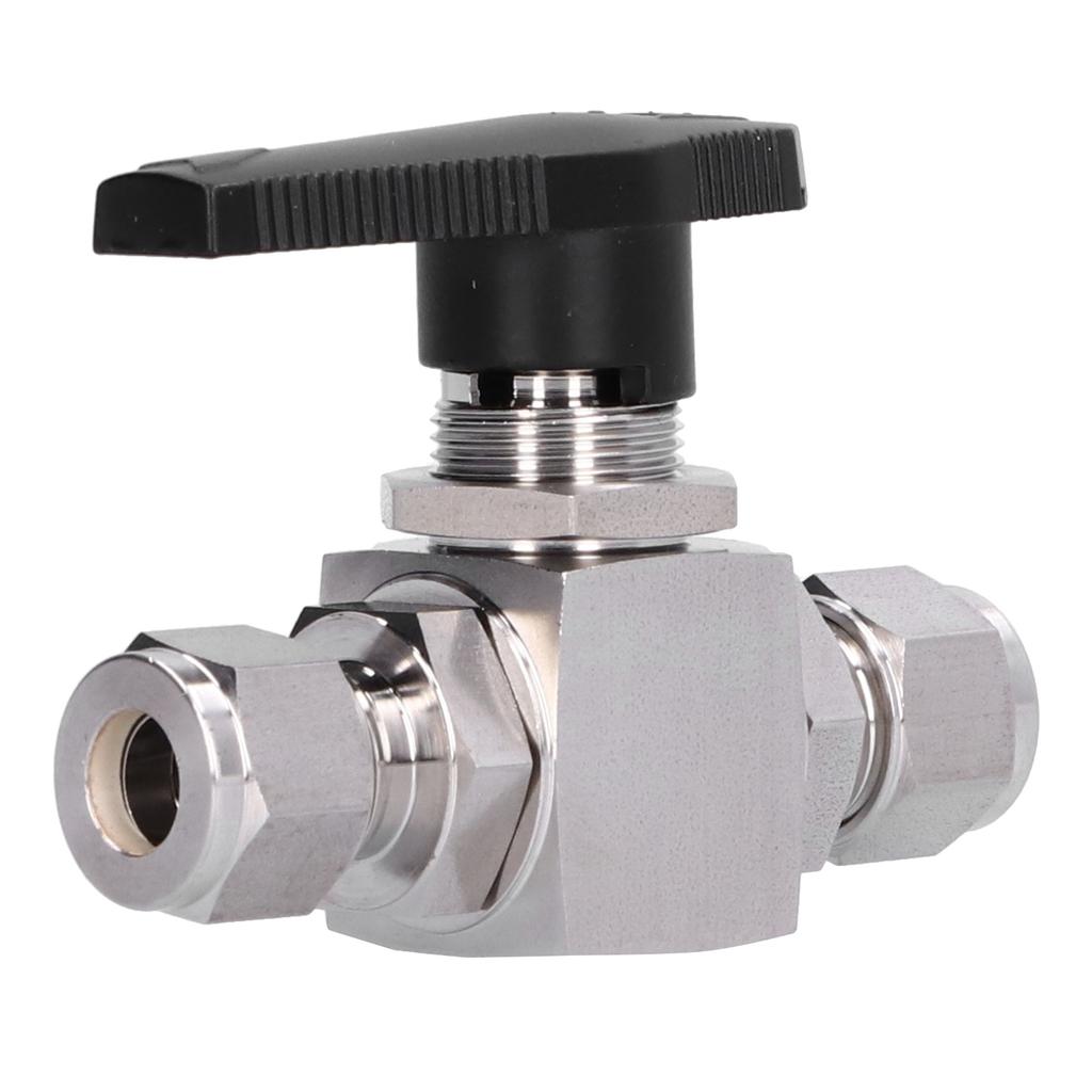 Ball Valve Stainless Steel 316L 3‑Piece Mini Female Replacement Switch Device 10mm