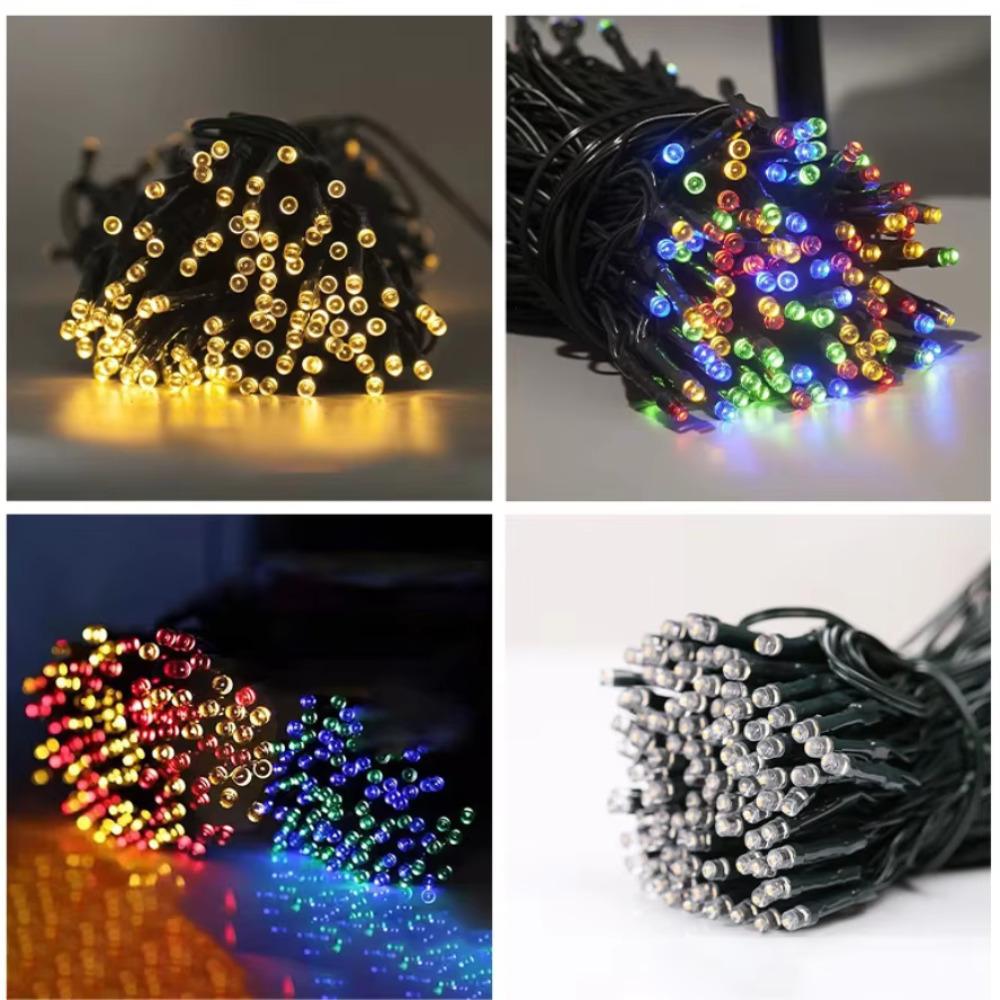 300LED 200LED 8 Modes LED Solar String Lights Solar Panels Powered Xmas Outdoor Lights Waterproof Starry Christmas Fairy Lights