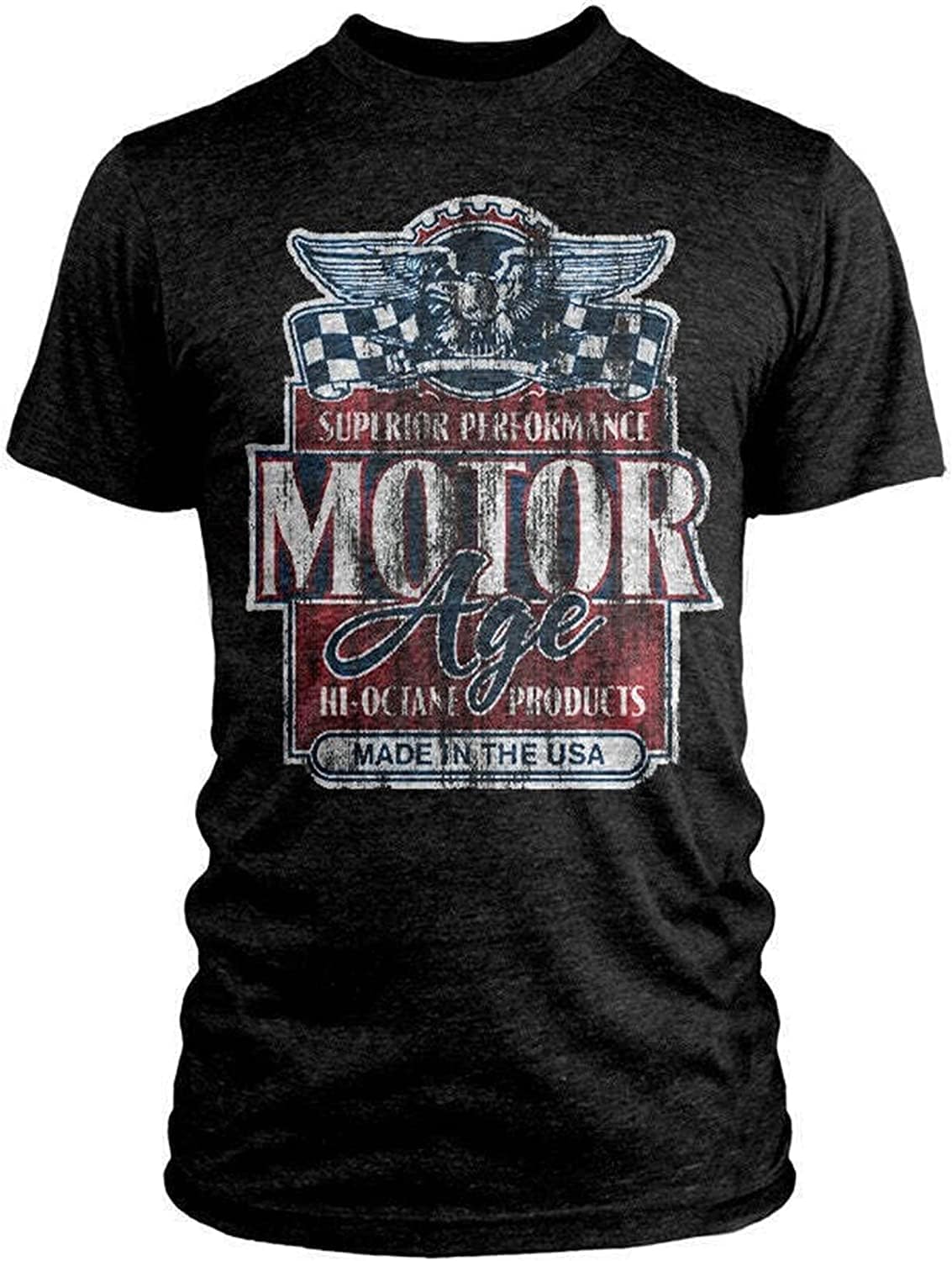 Datum Motor Age High Octane Men T Shirt Personalised t Shirt Unisex Cotton S чёрный