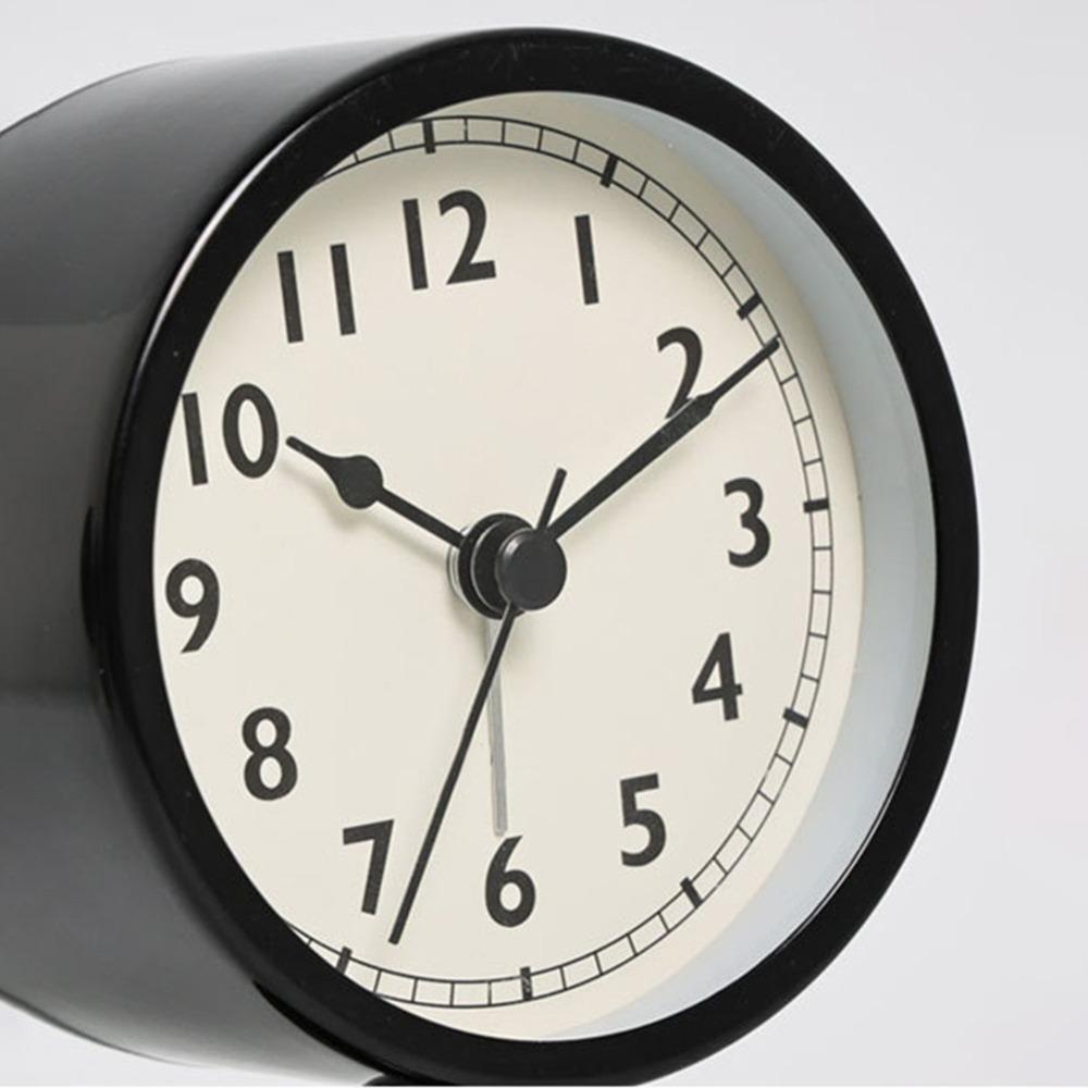 without Battery Alarm Clock Metal Number Clock Creative Silent Table Clock Home Decor