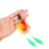 5pcs Feather Teasing Cat Stick Replacement Head Cat Toy Kitten Interactive Toys Pet Supplies