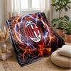 AC Milan Theme blanket Soft Flannel Blanket Plush Throw Blanket Cozy Sofa Bed Blanket for Home Decor