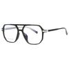 Transparent Double Beam Retro Flat Spectacles Myopia Glasses Frame Men And Women Trend Eyeglasses Optical Prescription Eyewear