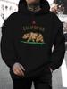 2025 Unisex Casual Versatile Style Fashion Hoodie, Personalized California Bear Letter Print - Casual Pullover, Kangaroo Pocket, Stretchy Fabric, Mach