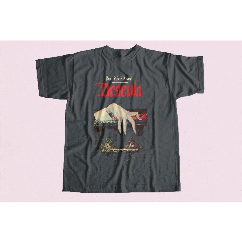 

Dracula Movie Theme Tshirt Retro Horror Unisexs Tshirt Summer New Style Unisex Casual Tshirt 4XL