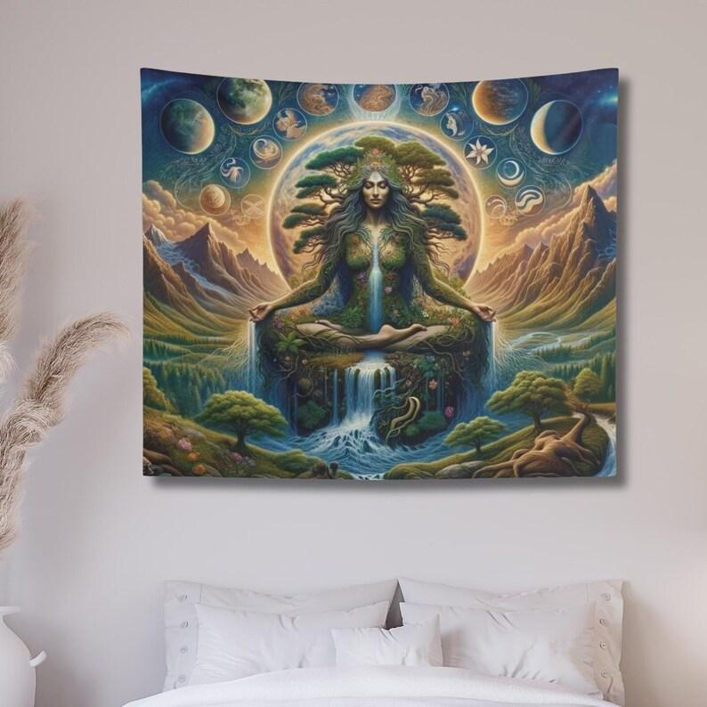 Gaia tapestry 75x100 чёрный