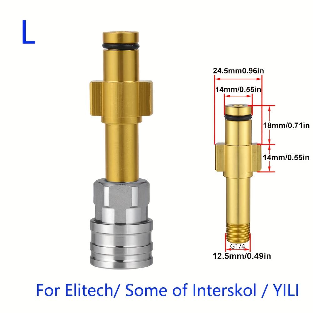 

1/4 Inch Adapter for High-Pressure Washer: Foam Cannon to Gun Connector, Compatible with Karcher, Bosch, Lavor