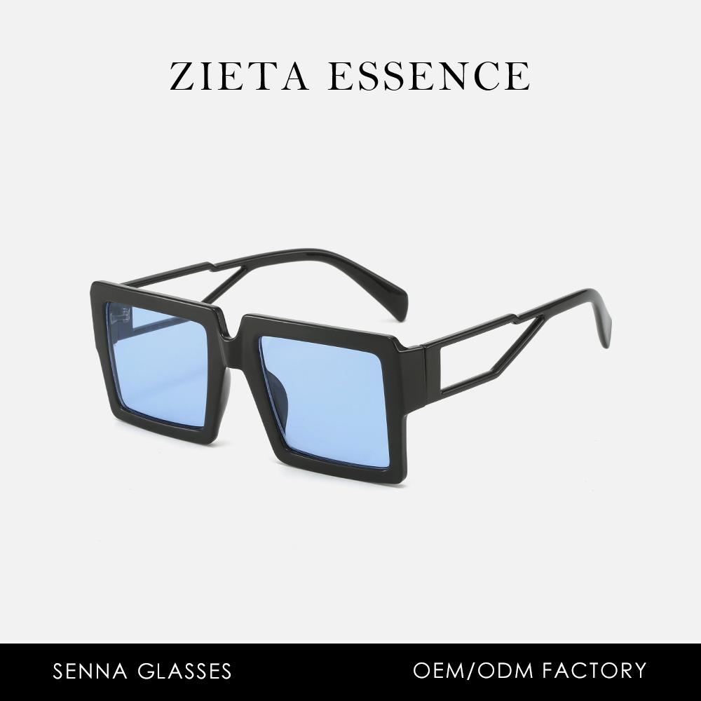 Large Frame Square Hollow G Sunglasses Square Frame Punk Street Shot Sunglasses Hip Hop Personality Glasses