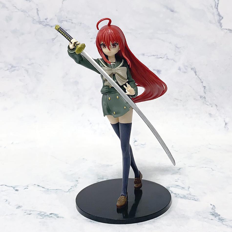 19CM Anime Shakugan no Shana Shana Punish the crime PVC Action Figures Model Collection Ornament Anime Cartoon Model Toy Gift